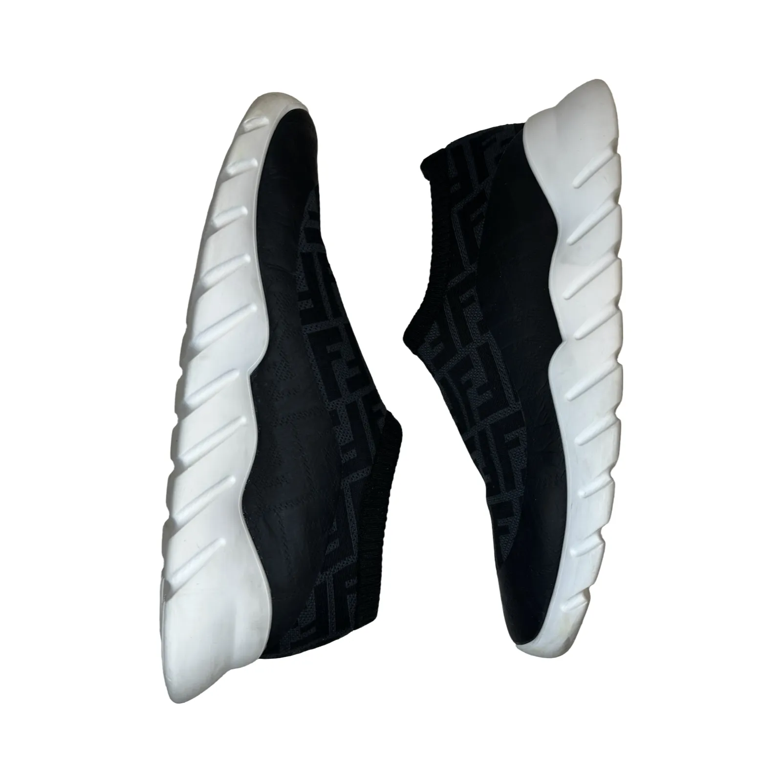 FENDI “FF” SLIP ON SOCK LOW TOP SNEAKER