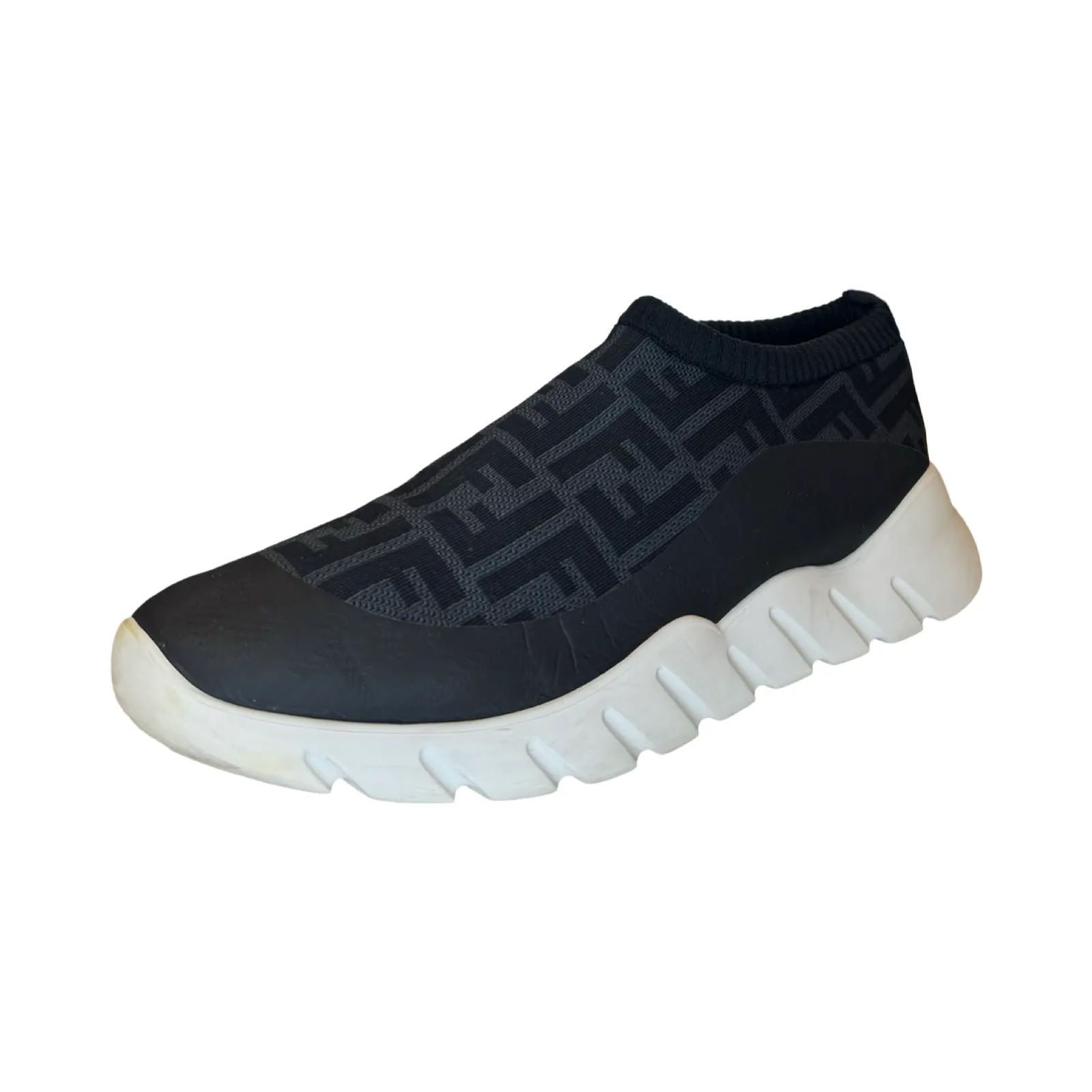 FENDI “FF” SLIP ON SOCK LOW TOP SNEAKER