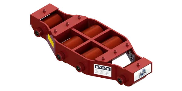 Non Tilt Swivel Utility Skate HUMS-HD-15-P | 7.5 Ton Capacity - Polyurethane Rollers