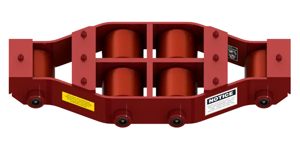 Non Tilt Swivel Utility Skate HUMS-HD-15-P | 7.5 Ton Capacity - Polyurethane Rollers