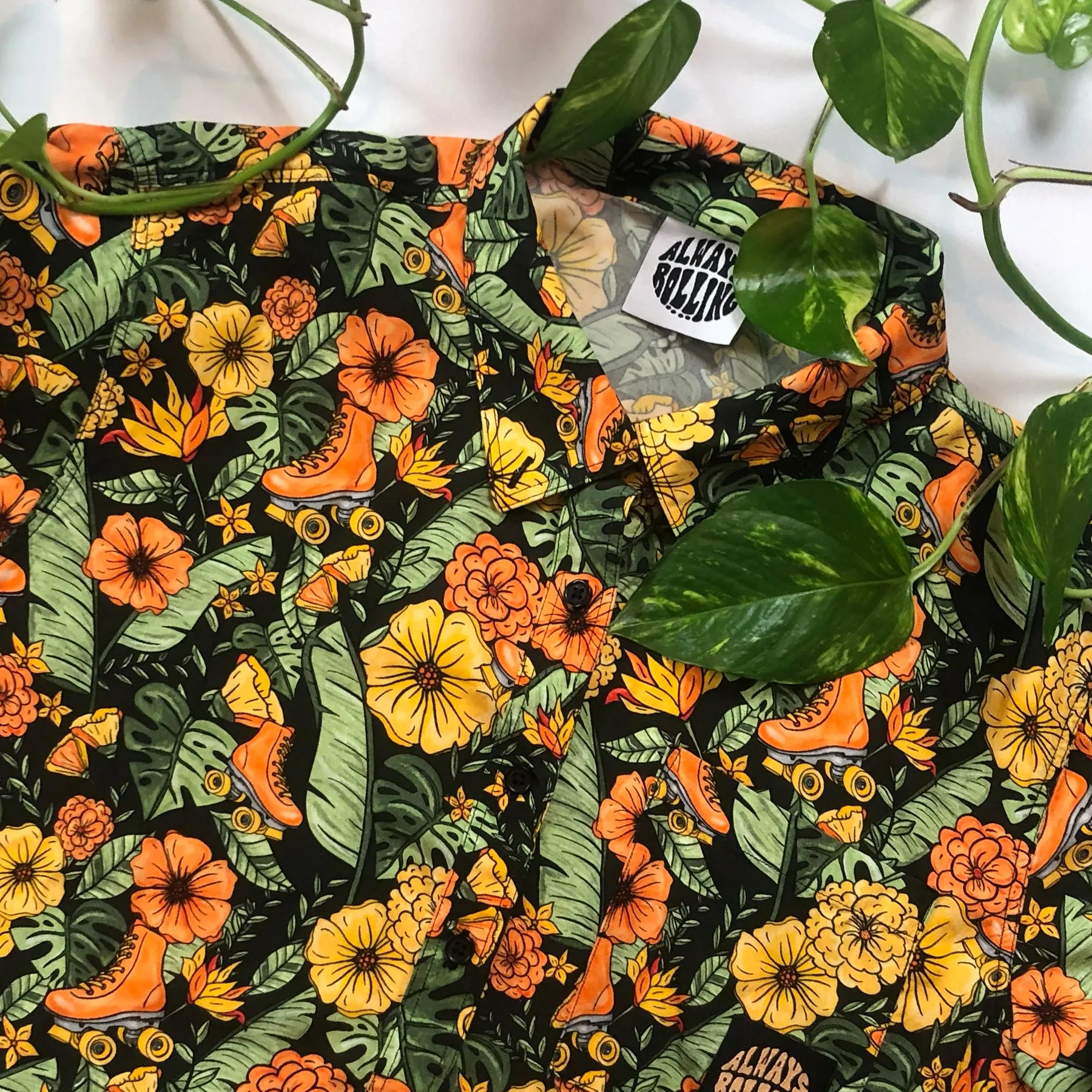 Skate Crop Button Up - AMELIA
