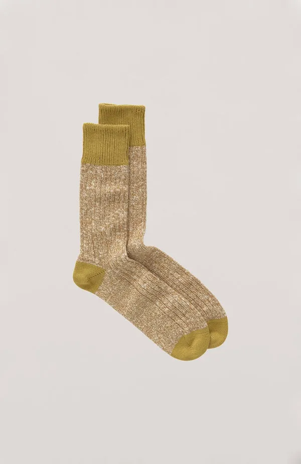 Ymc Twisted Slub Sock Yellow
